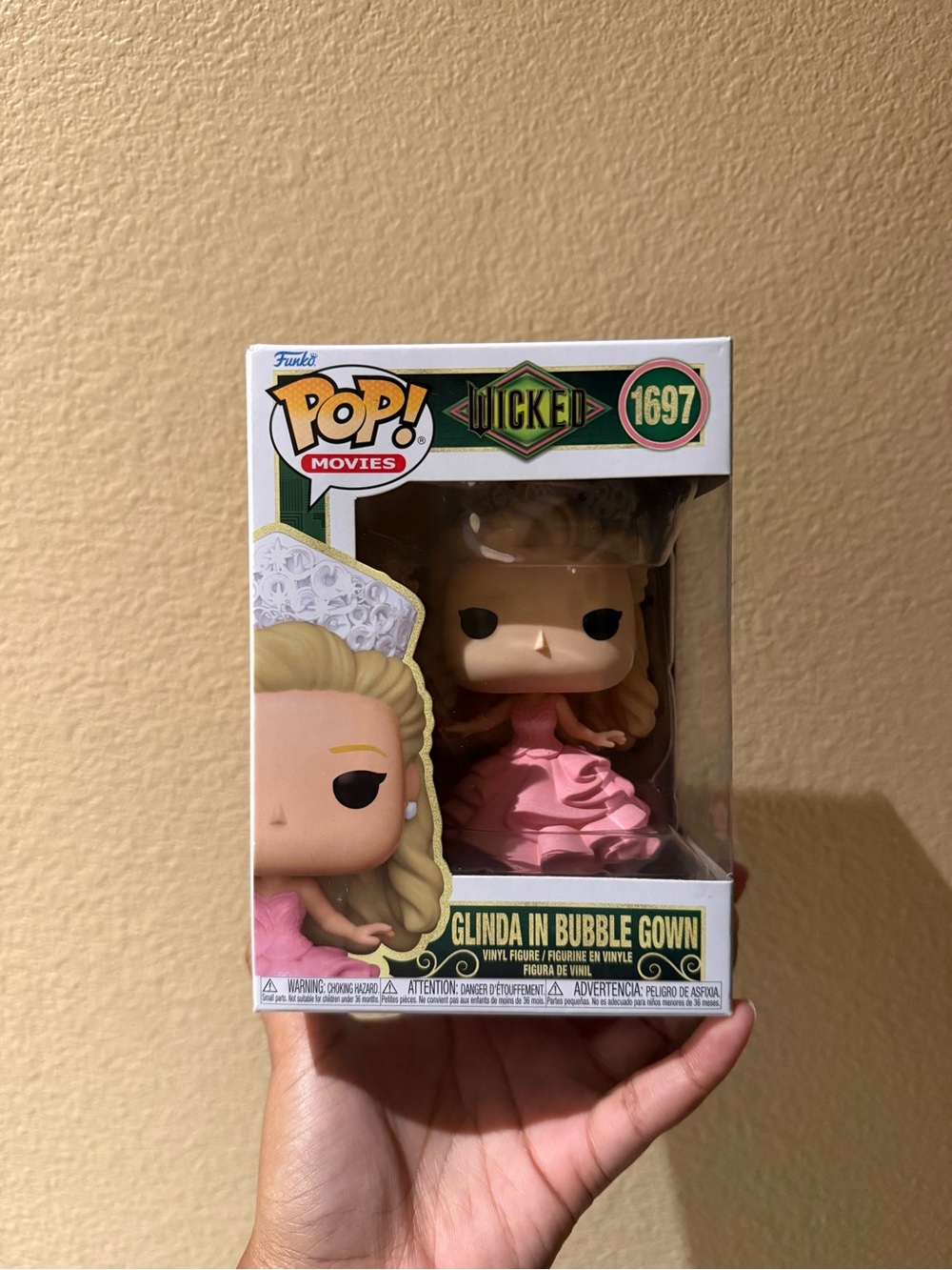 Funko Glinda in Bubble Gown Vinyl Figure - Pink